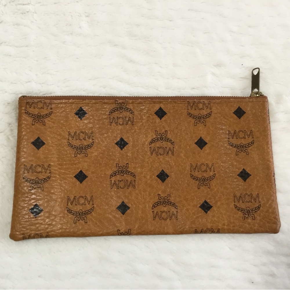 Pochette Clutch Monogram Cognac Schmal